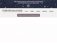Tablet Screenshot of forever-diamondsusa.com